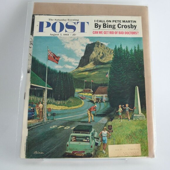 The Saturday Evening Post Magazine COVER August AUG 5 1961 - Picture 1 of 3